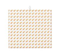 Cute Goldfishes Print Absorbent Dish Drying Mat for Versatile Reusable Daily Use Kitchen Counter Pad