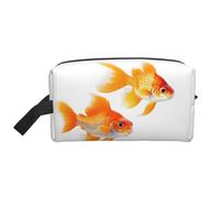 Cute Goldfishes Print Toiletry Bag for Men Travel Toiletry Bag, Spacious Capacity Cosmetic Bag for Women