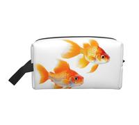 Cute Goldfishes Print Toiletry Bag for Women Travel Toiletry Bag, Spacious Capacity Cosmetic Bag for Men