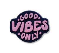 CUTE GOOD VIBES ONLY - POSITIVE - Charms For Crocs/Shoes - PVC - Happy - 3D