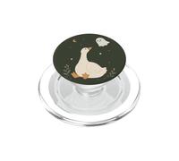 Cute Goose Ghost Halloween Fall Night Sky Stars PopSockets PopGrip for MagSafe