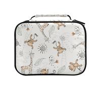Cute Goraffe Birds Pencil Bag Large Capacity Pencil Case for Colouring Pencils Pen Bag Marker Organizer