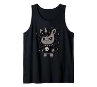 Cute Goth Unicorn Kawaii Emo Girls Gothic Edgy Women Tank Top