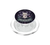 Cute Gothic Bat Broken Heart Pastel Spooky Aesthetic PopSockets PopGrip for MagSafe