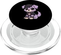 Cute Gothic Emo Kawaii Dog Goth Girls Edgy Women PopSockets PopGrip for MagSafe