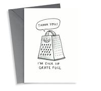 Cute Grater Pun Thank You Card - Grater - I'm Ever So Grate Full