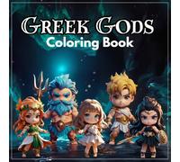 Cute Greek Gods Coloring Book For Toddlers: Coloring and Getting to know Olympian Gods and Goddesses, For Kids Age 3-8