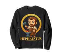 Cute Greek Mythology God Hephaestus Ancient Greece Chibi Sweatshirt