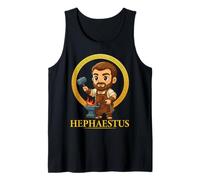 Cute Greek Mythology God Hephaestus Ancient Greece Chibi Tank Top