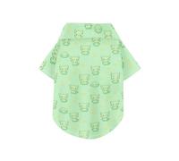 Cute Green Axolotl Summer Dog Shirt Vest Button Up Lightweight and Breathable Pet Summer T-Shirts Puppy Clothes Perfect for Everyday Wear, and Photoshoots 2XL