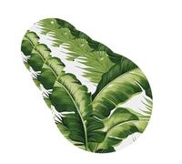 Cute green palm leaves Car Air Fresheners Cards Set of 4 Pieces Personalized Car Fresheners Gifts for Men Women Auto Aromatherapy Tablets Hanging Scented Cards for Wardrobe Bathroom
