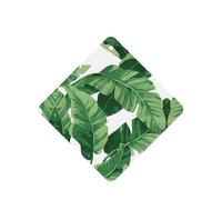 Cute Green Palm Leaves Printing 10 Pieces Air Freshener Cards,Car Scented Hanging Air Freshener Fragrant Sheets For Car Use