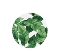 Cute Green Palm Leaves Printing 10 Pieces Air Freshener Cards,Car Scented Hanging Air Freshener Fragrant Sheets For Car Use