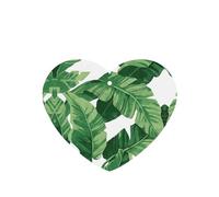 Cute Green Palm Leaves Printing 10 Pieces Air Freshener Cards,Car Scented Hanging Air Freshener Fragrant Sheets For Car Use
