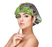 Cute Grey Hare Rabbit,Adult's Satin Sleeping Cap - Women's Elastic Sleep Bonnet, Adjustable Overnight Hair Cover