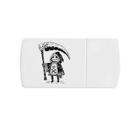 'Cute Grim Reaper' Pill Box with Tablet Splitter (PI00034983)