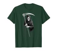 Cute Grim Reaper Spooky Trick Treat Candy Vibes Monster T-Shirt