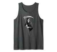 Cute Grim Reaper Spooky Trick Treat Candy Vibes Monster Tank Top