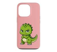Cute Grumpy Cartoon Dinosaur T-Rex Friend Case for iPhone 13 Pro