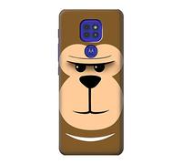 Cute Grumpy Monkey Cartoon Case Cover For Motorola Moto G9 Play