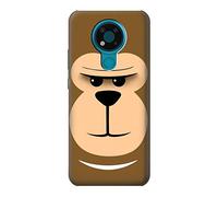 Cute Grumpy Monkey Cartoon Case Cover For Nokia 3.4