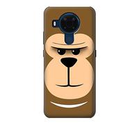 Cute Grumpy Monkey Cartoon Case Cover For Nokia 5.4