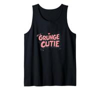 Cute Grunge Cutie Outfit for a Funny and Sweet Look Tank Top