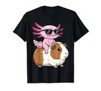 Cute Guinea Pig Axolotl Graphic Pet Animal Lover Kids Boys T-Shirt
