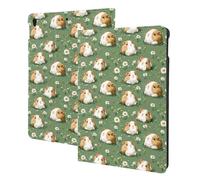 Cute Guinea Pig Daisy Print Compatible with ipad air 3rd Generation Case Cover, Tablet Cases Compatible with ipad Pro Case 10.5 Inch, Auto Wake/Sleep, Folio Stand