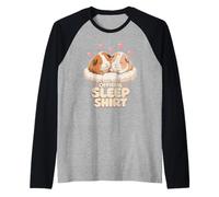 Cute Guinea Pig Official Sleep Shirt Lovers Raglan Baseball Tee