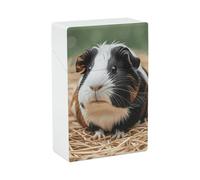 Cute Guinea Pigs Cigarette Case Hard Plastic Flip-Top Slim Pocket-Size Cigarette Holder for 18-20 King Size Cigarettes Crush-Proof Cig Case Reusable Smoking Accessories for Men Women