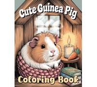 Cute Guinea Pigs Coloring Book