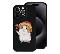 Cute Guinea Pigs Printed Phone Case Slim Hard Cellphone Protective Cover Unisex Compatible with iPhone 15/15 Plus/15 Pro/15 Pro Max