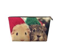 Cute Guinea Pigs Vagilo Leather Toiletry Bag - Stylish & Durable Toiletry Kit for Travelers, Cosmetic Organizer, Makeup Bag, Carry-On, Portable Organizer, Zippered Pouch