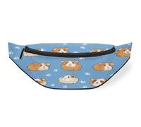 Cute Guinea Pigs Waist Bag Pack for Women Men Kids Girls Boys Fanny Pack Bumbags Pouch Purses Belt Bag for Travel Sport Running