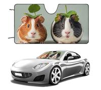 Cute Guinea Windshield Sun Shade, Summer Vehicle Accessories, Foldable Car Window Shades, Keep Interior Cool, UV Rays Sun Visor Shade for Car SUV Truck 51"x28"