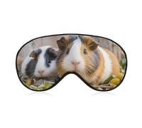 Cute GuineaPig Sleeping Mask, Light Blocking Eye Mask, Comfortable and Soft, Eye Cover with Elastic Band, Suitable for Men and Women, Suitable for Travel/Sleeping