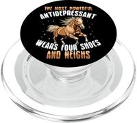 Cute Haflinger Horse Riding Horse Owner Humor Girl Women PopSockets PopGrip for MagSafe