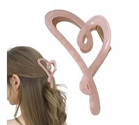 Cute Hair Clip, Hair Clips, Heart Shaped Claw Clip for Hair Styling, Non-Slip Matte Hair Clips with Elegant Love Shape,