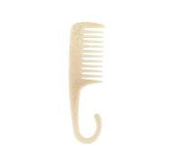 Cute Hair Comb Marble Big Wide Tooth Comb Simple Texture Hairdressing Hairbrush Female Anti-static Detangler Comb(Yellow)