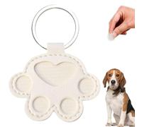 Cute Hair Keychain, Cat Paw Storage, 2.17x1.97 Inches Leather Charm with Build, Purse Accessory, Handbag Ornament with Trendy Design, Gift Keychain for Teens Girls