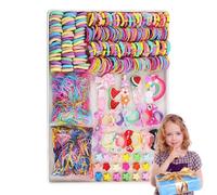 Cute Hair Set - Girls Accessories Collection, Multi-Colored Elastic Bands, Colorful Soft Ties With Flexible Stretch Comfort Function | Party Style For, Hair Accessories