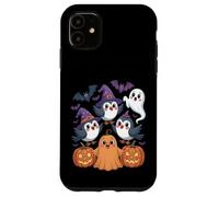 Cute Halloween Birds With Pumpkins Ghost and Bats Case for iPhone 11