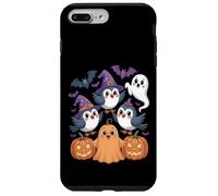 Cute Halloween Birds With Pumpkins Ghost and Bats Case for iPhone 7 Plus/8 Plus