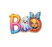 Cute Halloween Boo Ghost Pumpkin Enamel Brooch Pins for Women Men