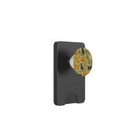 Cute Halloween Cats Pattern with Pumpkins and Spooky Charm PopSockets PopWallet for MagSafe