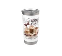 Cute Halloween Coffee Lover Spooky Stainless Steel Insulated Tumbler