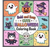 Cute Halloween Coloring Book: Fun Coloring Pages for Kids, Teens and Adults