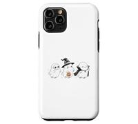 Cute Halloween Crew Ghost Trio Skeleton Witch and Vampire Case for iPhone 11 Pro