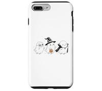 Cute Halloween Crew Ghost Trio Skeleton Witch and Vampire Case for iPhone 7 Plus/8 Plus
